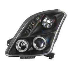 OEM Kristalni farovi Angel Eyes SUZUKI SWIFT (05-10), Crni