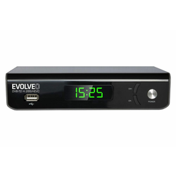 Evolveo DT-3065-T2-HEVC Omega II Set-top boks, DVB-T2, FHD, Wifi, crni