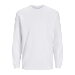 JACK & JONES Majica JJEBARRON bela