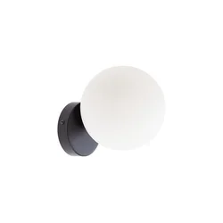 Redo 01-2714 - Zidna lampa VOLLEY 1xE14/28W/230V crna