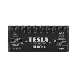 Tesla Batteries - 10 kom. alkalna AAA baterija BLACK+ 1,5 V 1200 mAh
