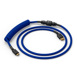Kabl Glorious Coiled Cable USB-C - Cobalt Blue