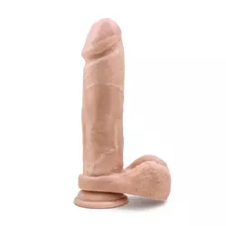 Blush Au Naturel Dildo with Suction Cup Sensa Feel 9.5 Inch Flesh