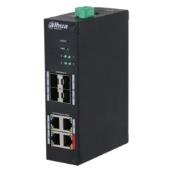 Dahua HS4408 upravljivi industrijski PoE switch 4 PoE i 4 SFP porta
