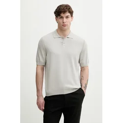 BOSS Orange polo majica moška z bombažem