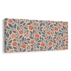 Slika vintage cvetlični ornament - 200x100