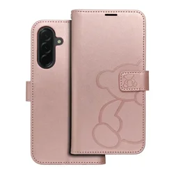 MEZZO Book case preklopna torbica za SAMSUNG GALAXY A56 5G Teddy Bear Rose Gold