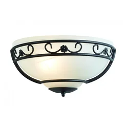 Elstead TCH-WU-BLACK - Zidna svetiljka TORCHIERE 1xE27/60W/230V