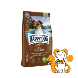 Happy Dog Sensible Mini Canada Salmon, Rabbit & Lamb 4kg, Hrana Za Aktivne Pse