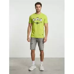 Sinsay - Pamučna majica sa printom Toy Story - svetlo zelena