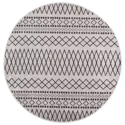 Perivi tepih ? 120 cm crno-bijeli