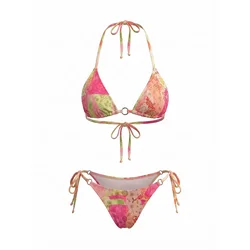 Cupshe Bikini Triangle roza