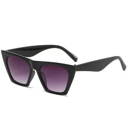 Sončna očala Techsuit 5154 za ženske, kvadratna oblika, PC okvir in leče, UV filter 400 - črna