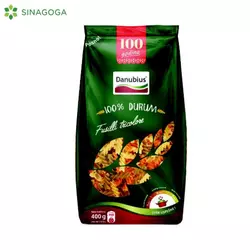 TESTO FUSILLI TRICOLORE 400GR DURUM (25) DANUBIUS