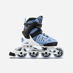OXELO Plavo-beli dečji roleri FIT 500 UK C13-2.5 EU 32/35