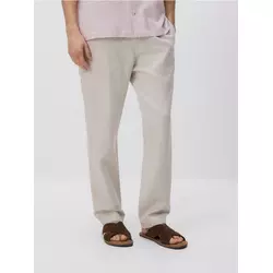 Reserved - Chino regular pantalone s mešavinom lana