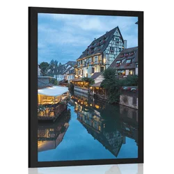 Plakat slikovit kanal v Franciji - 60x90 no frame