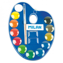 Milan Paleta 12 vodenih boja, O25Mm