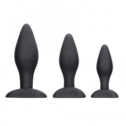 Ouch! Apex Butt Plug Set Black