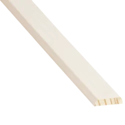Lajsna drvena pljosnata bela 270cm dl622