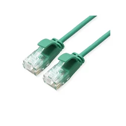 Secomp Roline UTP Data Center PatchCord Cat6A, Slim, LSOH, zelena 1.5m