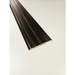 Ravna aluminijasta letev 45 mm temno rjava