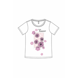 Marisse Womens Blouse L-Ts-4333 White