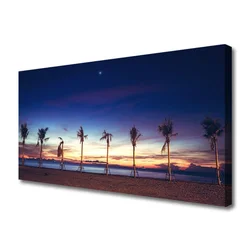 tulup.si Slika na platnu Palm tree morje landscape 120x60 cm