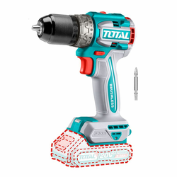 TOTAL Li-ion Akumulatorska bušilica, BL, 20v, 60Nm, metalni futer 13mm, SOLO
