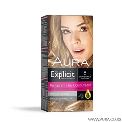 EXPLICIT BOJA ZA KOSU 8 NEW svetlo plava