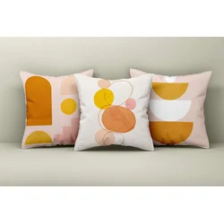 Aberto Design Set dekorativnih jastučnica Asr_plw25-34, 43x43 cm, 3 komada, Šarena