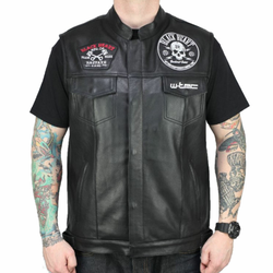 Telovnik - W-TEC SKULL - BLACK HEART - 029-0010-BLK
