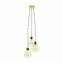 Eglo 43683 - Luster na sajli TARBES 3xE27/60W/230V
