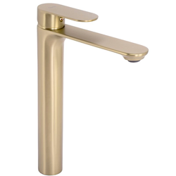 REA Drop Mešalnik za umivalnik Brush Gold High