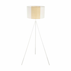 EGLO Podna lampa ARNHEM E27 151 cm bela/morska trava 43556