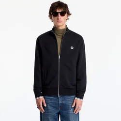 Mikina FRED PERRY Zip Through Sweatshirt Black XL