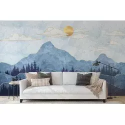 Wallity Tapete za zid MDK-00146 , 100x100 cm, Šarena