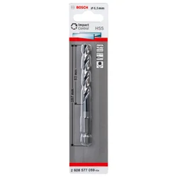 Sveder s šesterorobim steblom HSS 6,5 mm