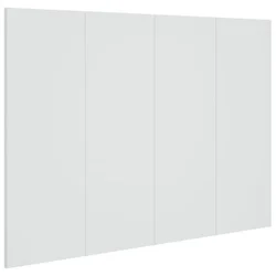 Vidaxl Posteljno vzglavje belo 120x1,5x80 cm konstruiran les