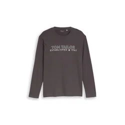 TOM TAILOR Majica rjava/bela
