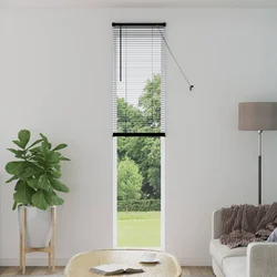 Venecijanska roleta Crna 213 x 40 cm 25 mm PVC