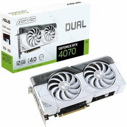 ASUS nVidia GeForce RTX 4070 SUPER 12GB 192bit DUAL-RTX4070S-12G-WHITE grafička karta