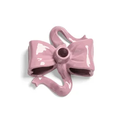 Dekorativen svečnik &k amsterdam ribbon pink