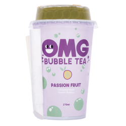 OMG BUBBLE TEA Tropsko voće sa bobicama zelene jabuke, 270ml