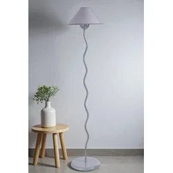 Podna lampa Eva, Siva