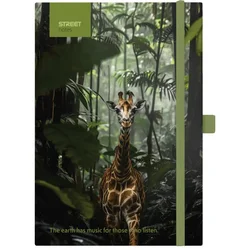 Blok notes z elastiko animals giraffe a5 tp črt 96l PROMOCIJA