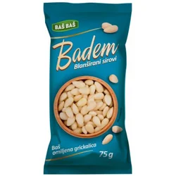 BADEM SIROVI BLANSIRANI BAS BAS 75G
