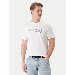 Calvin Klein Jeans Majica črna/bela