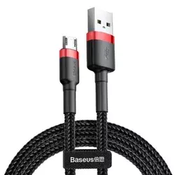 BASEUS Kabel BASEUS Cafule USB-A–micro USB, 2 m (rdeče-črn)