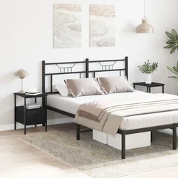 Noćni ormar 2 pcs Crni hrast 34 x 36 x 50 cm Konstruirano drvo